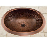 19" Almont Antique Copper Oval Undermount Bathroom Sink
