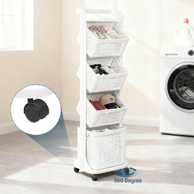 Plastic Laundry Cart