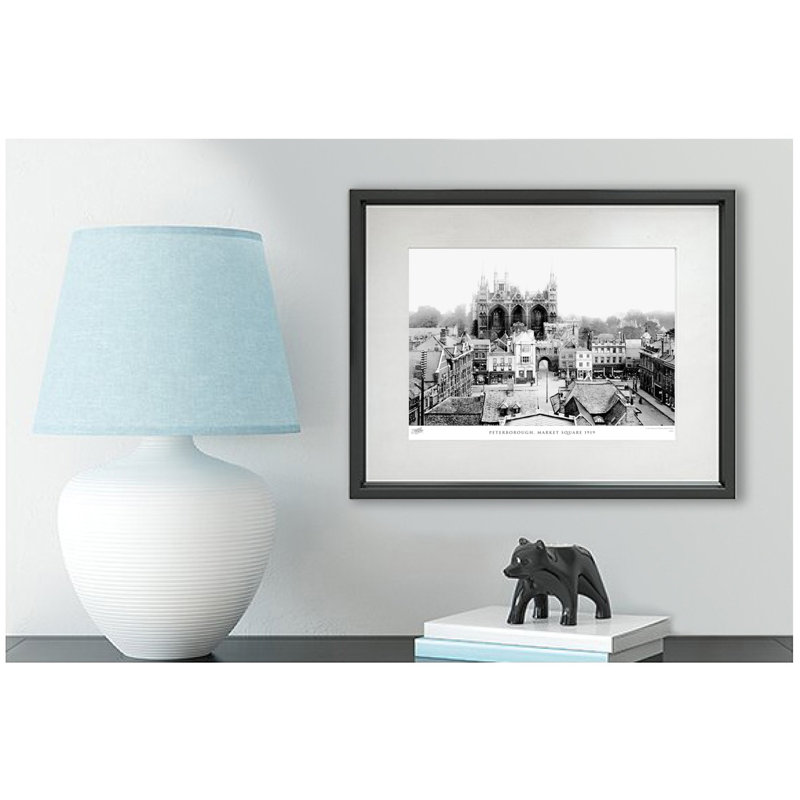 Peterborough, Market Square 1919 by Francis Frith - Single Picture Frame Print, 28cm H x 36cm W x 2.3cm D