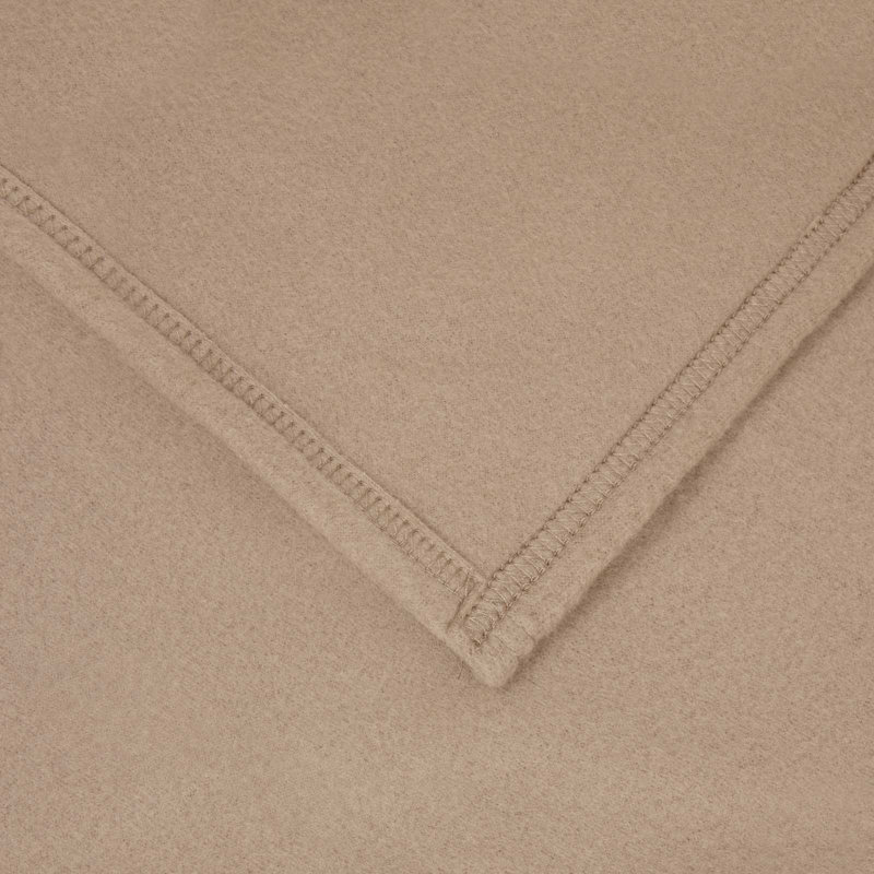 2-39 Throw Blanket, Camel, 270cm x 240cm