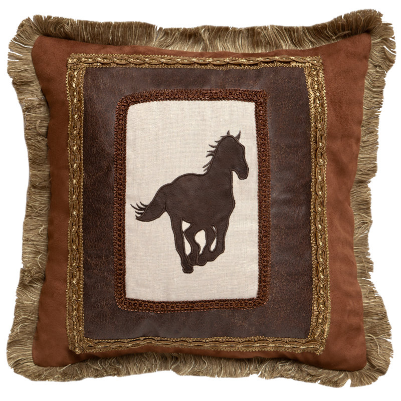 Coussin de cheval encadré