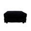 Corduroy 4 de 102,4 po avec 3 repose-pieds, convertible en chaise longue, rembourrage en éponge haute densité, structure en bois massif de qualité, support de 1000 lb, ressort assorti noir confortable-1152154617