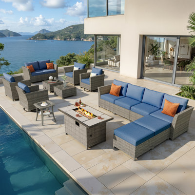 Loranda 16 Piece Seating Group with Cushions