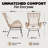 Isabelle Outdoor Lounge Chair with Cushion (Set of 2)