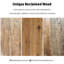 Banc de rangement en bois massif récupéré avec tablettes de rangement-933799173