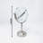 1X/10X Magnifying Double-Sided Lighted AC Plug-In Chrome Tabletop Mirror