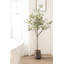 Faux eucalyptus Aitkin avec pot de fleurs en métal Portell-950024861-950024860