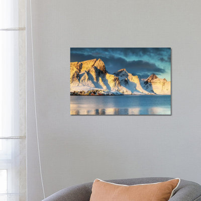 Sunrise In Reine, Lofoten In Norway by Mikolaj Gospodarek - Wrapped Canvas Print