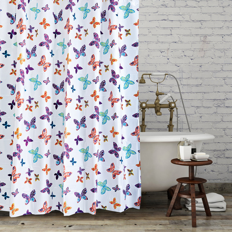 Butterfly Blossom Shower Curtain