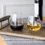 over&back Clear Traditional Mouth-Blown Glassware - Set of 4 Classic Stemless-99312951