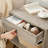 Vansant 1 - Drawer Nightstand with Drawer and Open Compartment, Solid Wood Legs-964602023