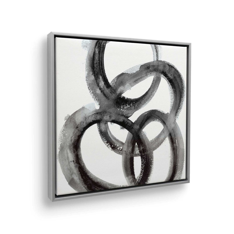 Impression sur toile dans un cadre entrelacé, Chrome poli, H 12,75 po x l 12,75 po