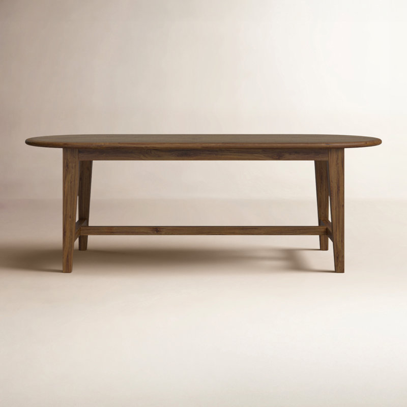 Eliska Isadore Solid Wood Dining Table, 30" H x 87" L x 35.5" W, Honey Pine