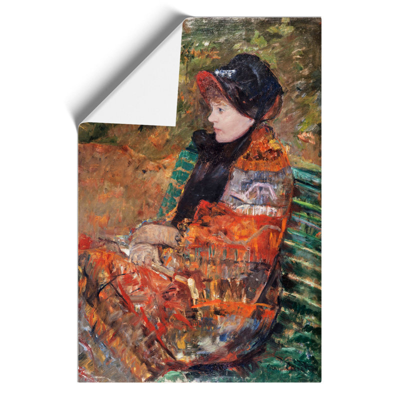 Lydia Cassatt by Mary Cassatt - No Frame Painting, 30cm H x 21cm W x 0.1cm D