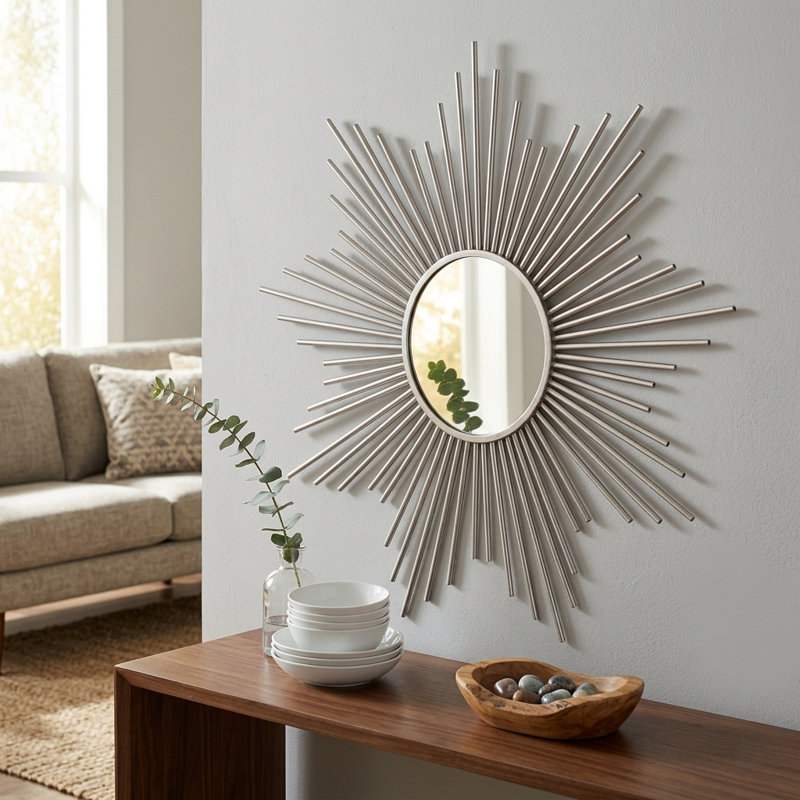 Marauder Metal Flat Wall Mirror