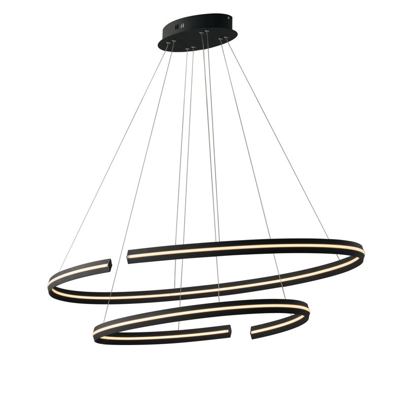 Sonoita 1 - Light Geometric LED Chandelier, 4000K, 120Cm x 120Cm x 60Cm