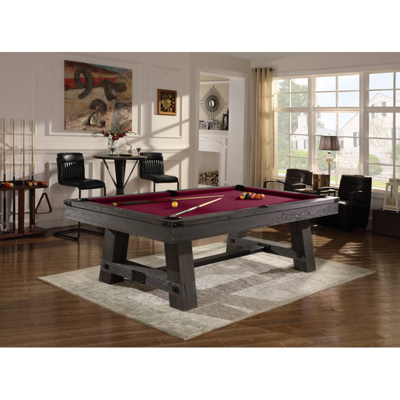 Playcraft Yukon Slate Pool Table With Dining Top/Professional Installation ($895 Value) Included, 33" H x 57" W x 101" D