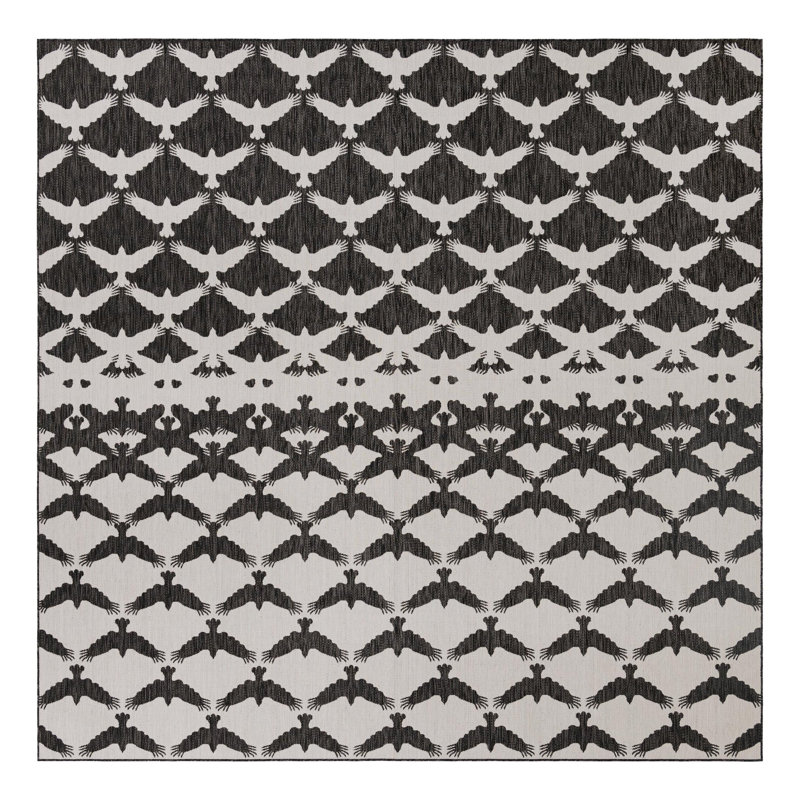 Axon Hower Indoor/Outdoor Area Rug, Square 12'