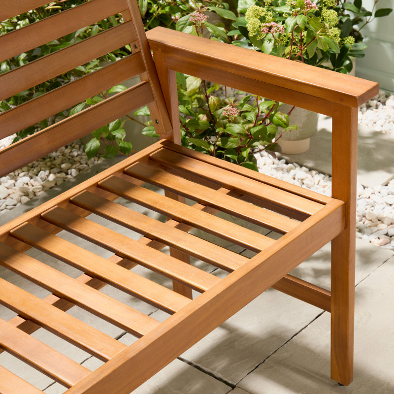 Alize Solid Wood Acacia Outdoor Bench