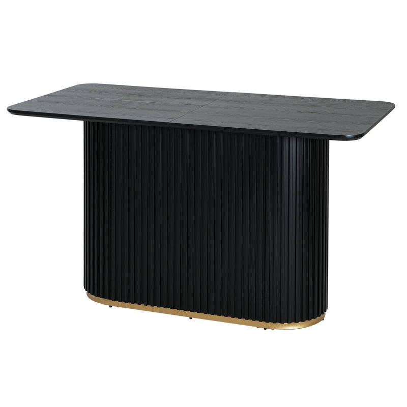 Table de comptoir L 63,00 po - Noir, Noir