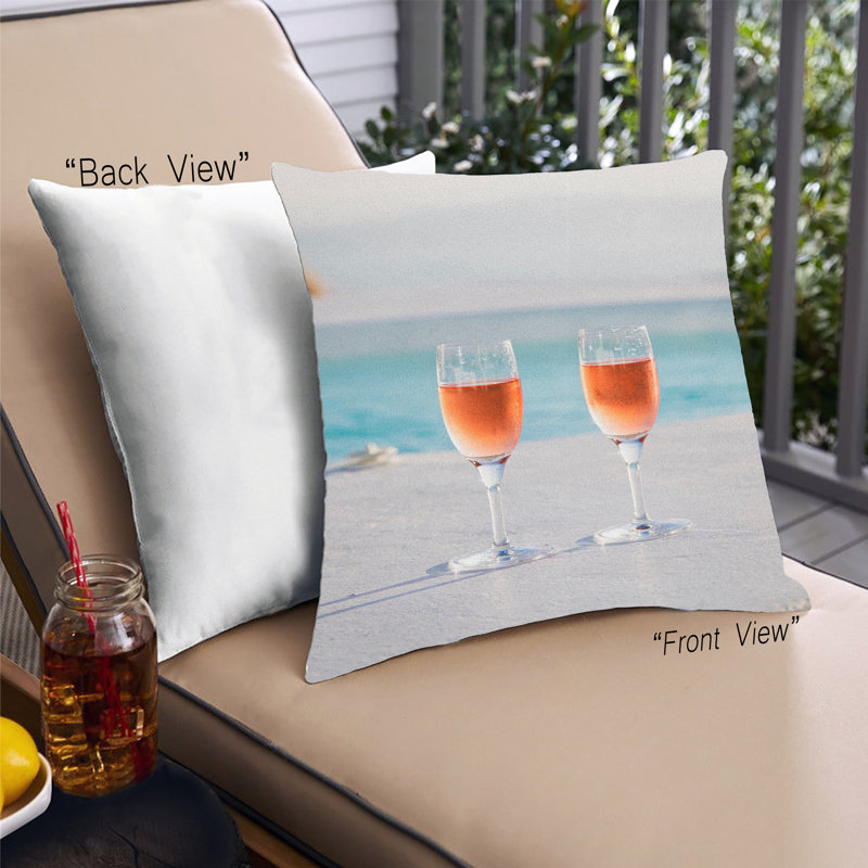 Coussin Drinks Champagne, Synthétique