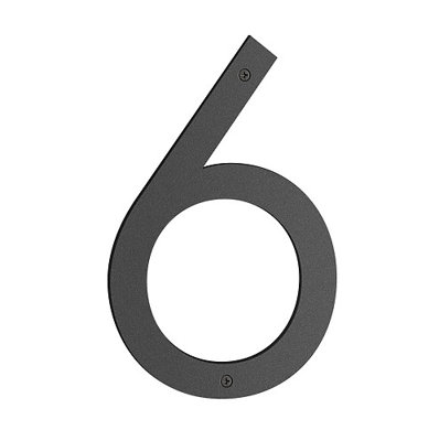 Numéro de maison nordique en acier inoxydable H 9 po