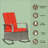 Outdoor Rocking Rattan Recliner,Red Rocker Chair-982442718