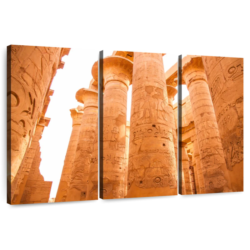 Piliers de Nicci du temple de Karnak, H 32 po x l 50 po