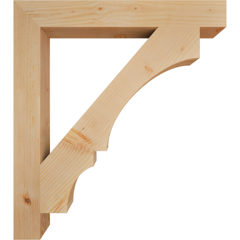 Support de bloc Balboa, L 3 1/2 po x P 32 po x H 36 po, Sapin de Douglas lisse