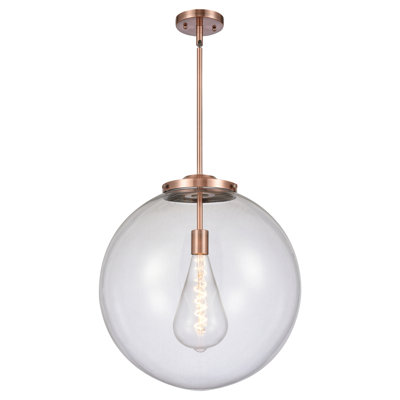 Franklin Restoration - Alphonsa - 1 Light 221-1S Stem Hung Pendant - LED Bulb
