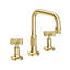 Clemens Widespread Bathroom Faucet with Drain Assembly-78574957