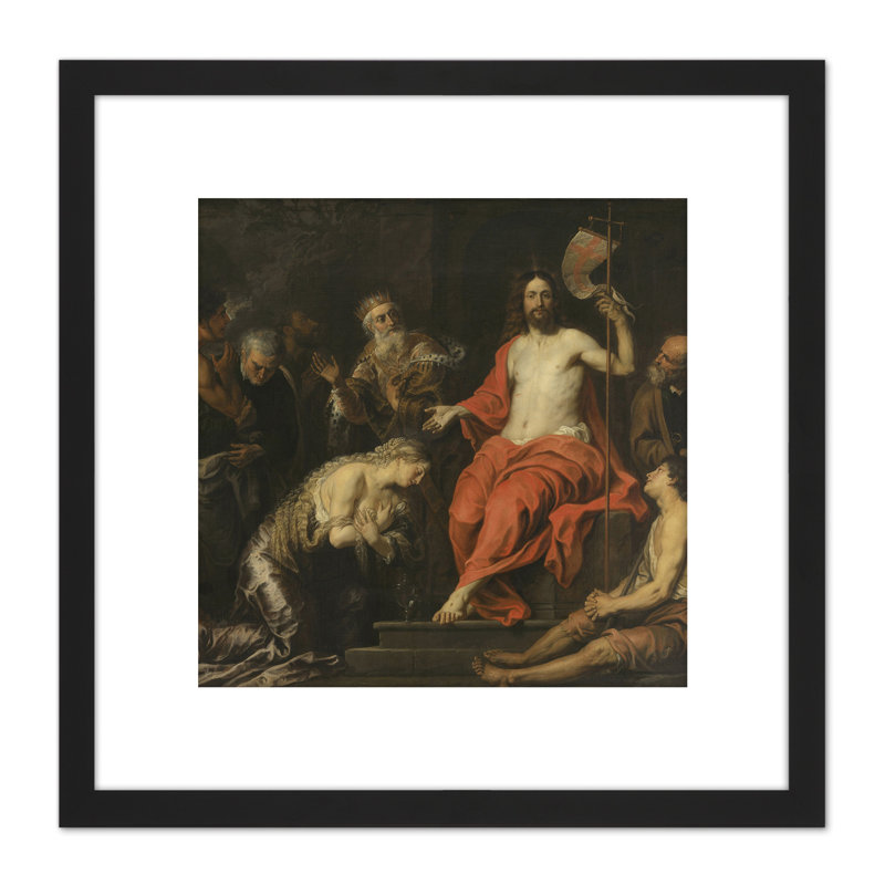 Christ and Penitent Sinners 1 Piece Single Picture Frame Painting