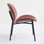 Chaise longue en cuir noir Mid-Century