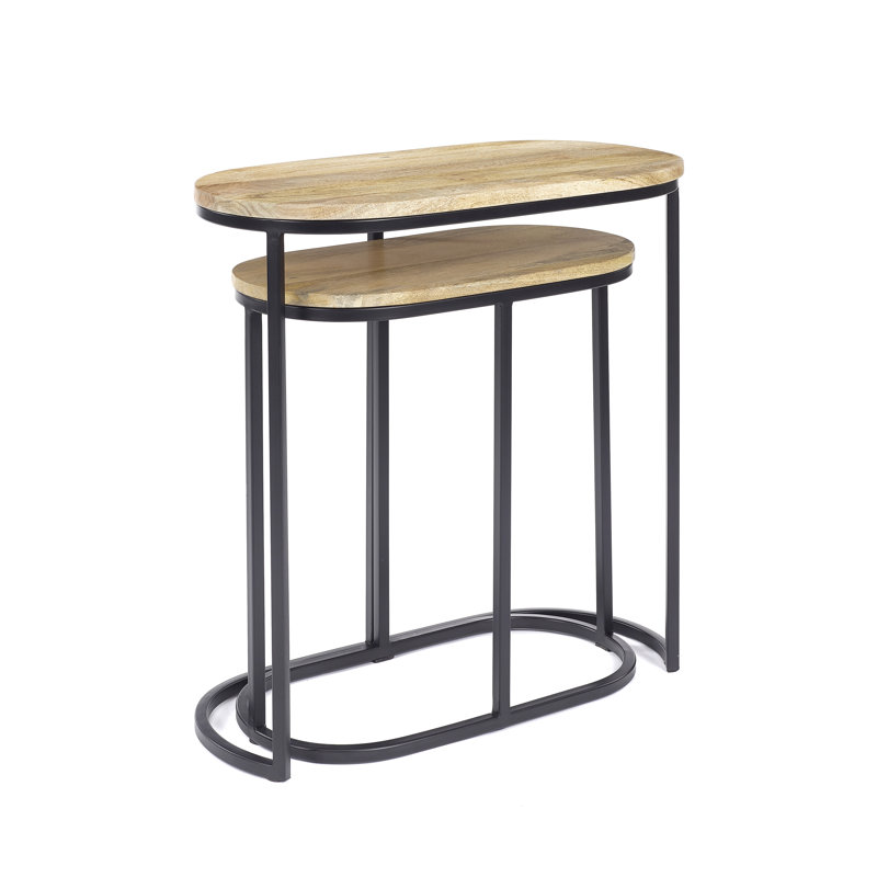 Ryleigh Frame Nesting Tables, Beige