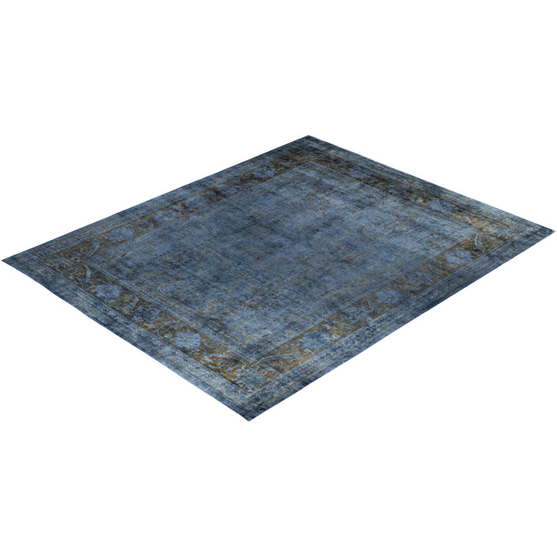 Overdyed One-of-a-Kind 12' 3" X 15' 3" Hand Knotted Area Rug