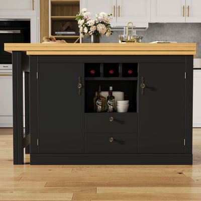 180 cm W Kitchen Island with Top