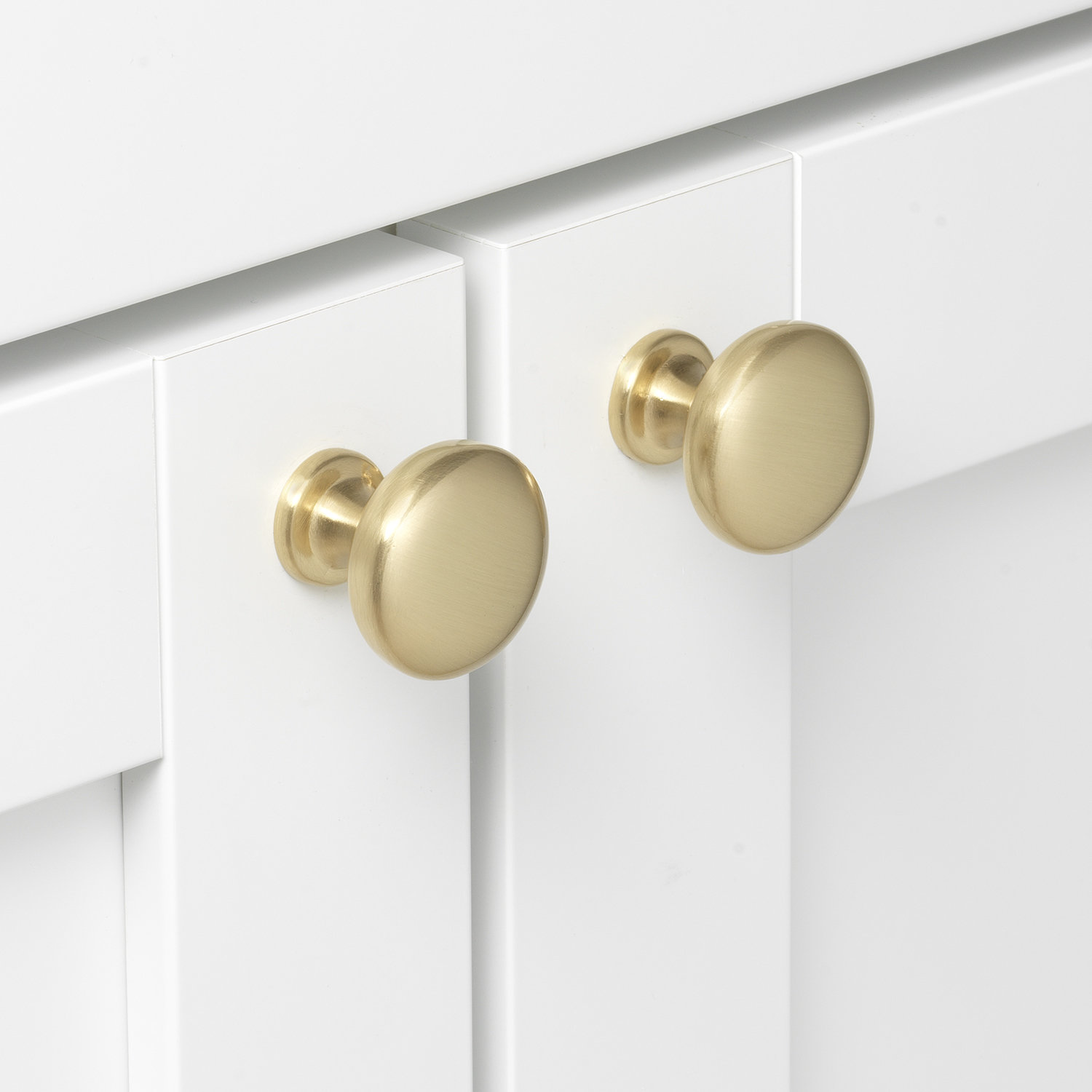 Classic Metal Mushroom Cabinet Knob, Champagne Gold