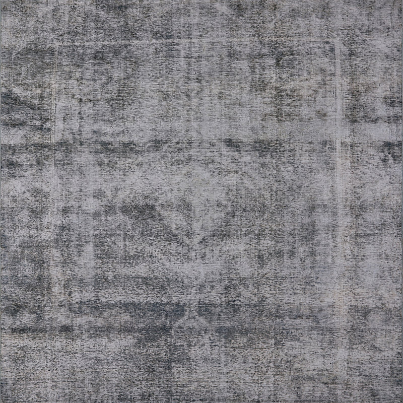 Tapis oriental gris Lecenta, Carré 8 pi