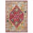 Hertzler Southwestern Wool Fuchsia/Light Gray Area Rug-31131441