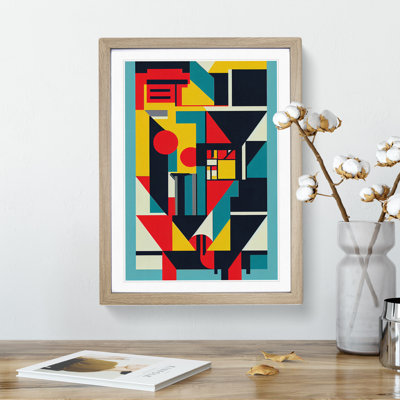 Bauhaus Abstract Art No.4 - Single Picture Frame Print