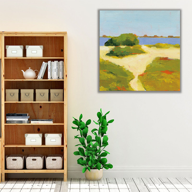 «Path to the Beach», reproduction d'art sur toile, H 12 po x l 12 po