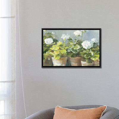 " White Geraniums " by Danhui Nai