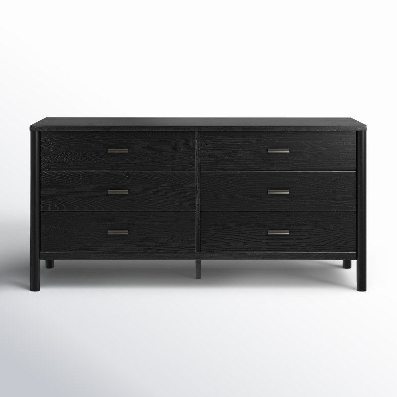 Jaylessa 6 - Drawer Dresser, Black