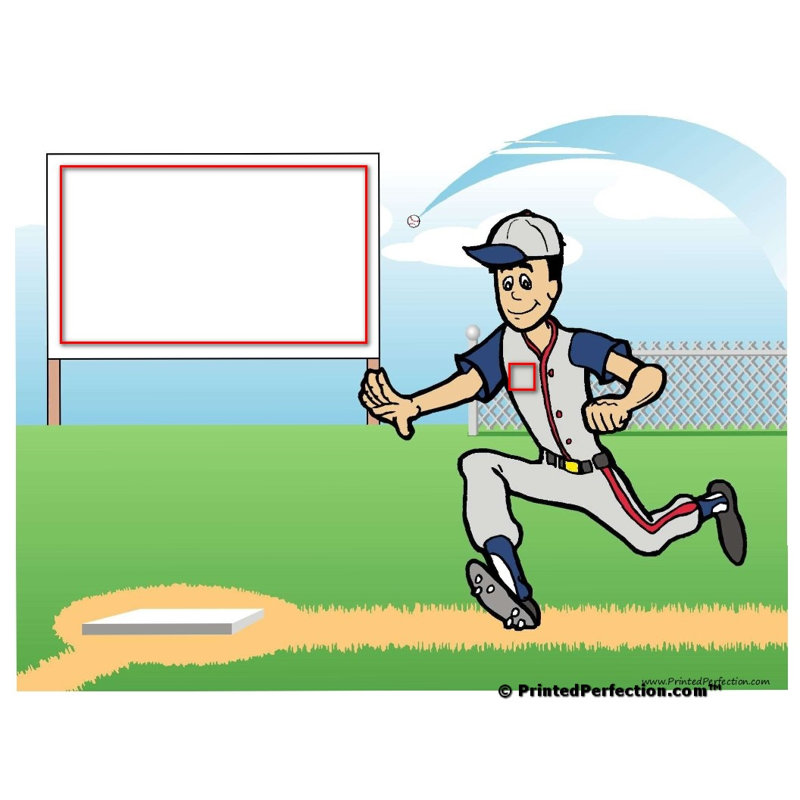 Joueur de baseball personnalisé - aimant en bois pour homme - excellent cadeau!, Oui