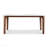 Modern Rectangular Walnut & Ceramic Dining Table / 6.6ft