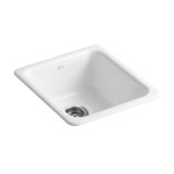 IronTones® 17" L x 18-3/4" W x 8-1/4" Top-Mount/Under-Mount Single-Bowl Kitchen Sink