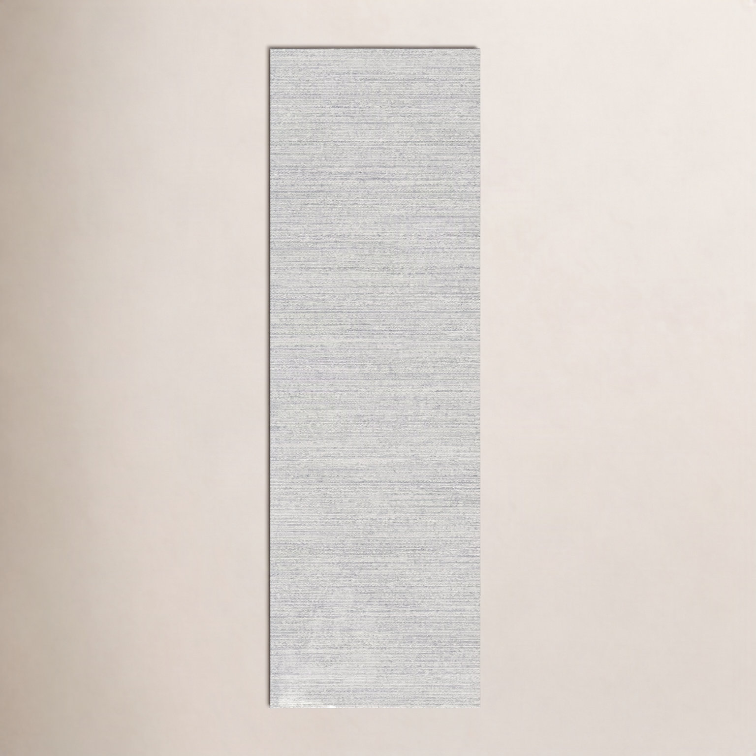 Lilah Light Gray Hand-Knotted Rug, Runner 2'6" x 8'