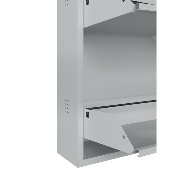 Armoire de rangement pour chaussures 6 paires, Gris clair