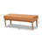 Faux Leather Upholstered Bench