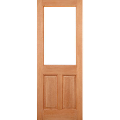 2XG 2P Glazed Hardwood External Door